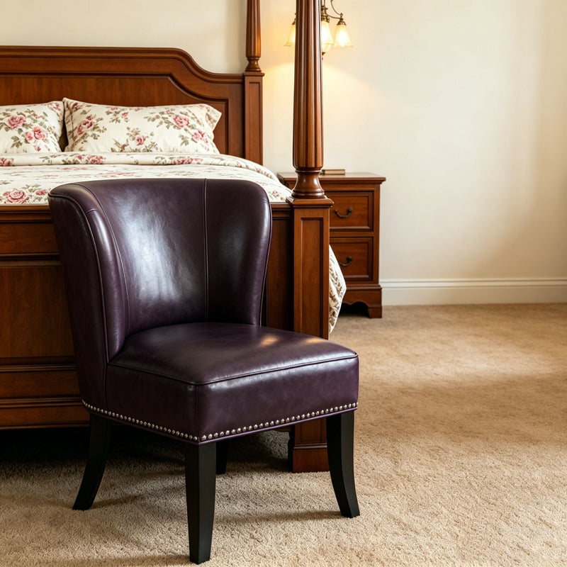 Accent Chair For Living Room - Purple, photo 6 of 10