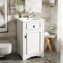 Elegant Bathroom Vanity With Ceramic Sink, Soft Close Door, Adjustable Shelf by Unique Piece Furniture