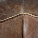 Brancaster Top Grain Leather Living Room Set - Brown by HouseOfZazla