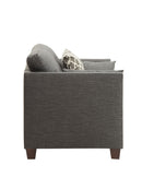 Laurissa - Chair With 3 Pillows - Light Charcoal by HouseOfZazla