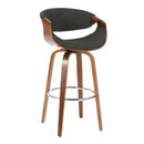 Curvini Mid - Century Modern Fixed Height Barstool With Swivel (Set of 2) by HouseOfZazla