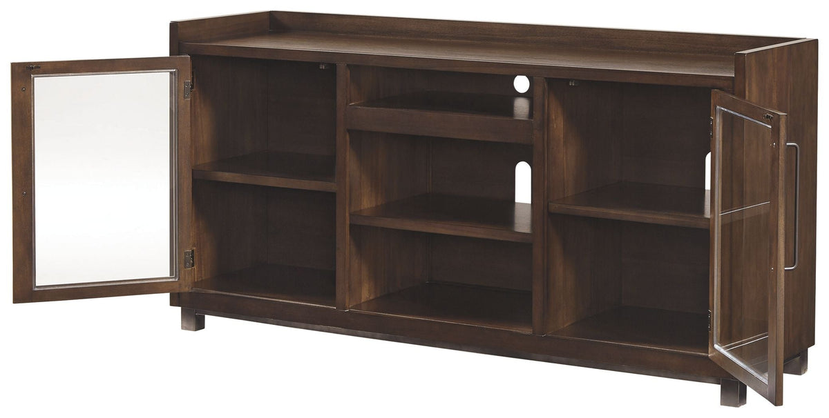 Starmore - XL TV Stand w/Fireplace Option - Brown, photo 7 of 7