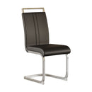 Modern Dining Chairs With Padded Seat, High Back by HouseOfZazla