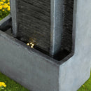 40 Inch Modern Outdoor Water Fountain by HouseOfZazla