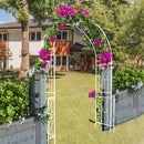 Metal Garden Arch Garden Arbor Trellis Climbing Plants Support Rose Arch Outdoor Arch by HouseOfZazla