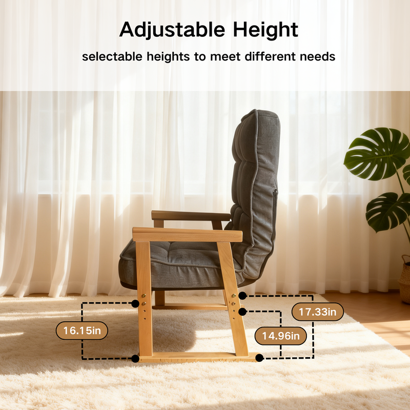 Modern Adjustable Lounge Chair with Three-Level Lumbar Adjustment, photo 7 of 10