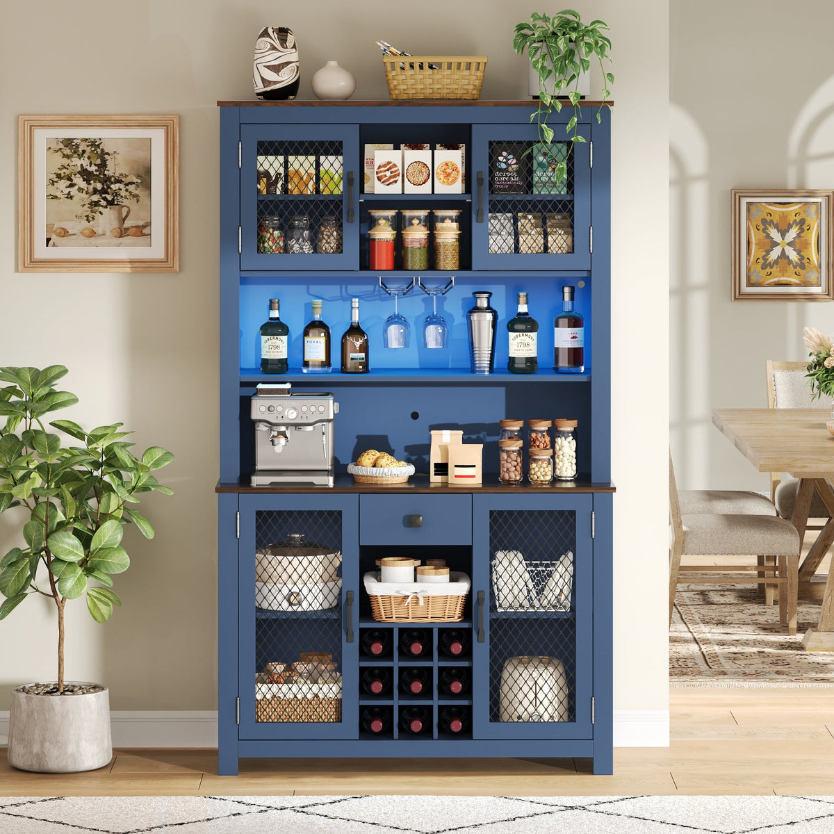 70.9" Kitchen Pantry Storage Cabinet, photo 2 of 10