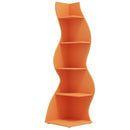 5 Tier Wavy Corner Bookshelf And Plant Stand For Living Room by HouseOfZazla