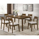 Warren - Rectangular Dining Table - Dark Brown by HouseOfZazla