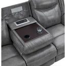 Hudson - Motion Sofa Pillow Top Arms Reclining Comfort - Gray by HouseOfZazla