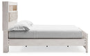 Altyra - King Bookcase Panel Bed - White
