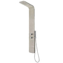 57 Inch Stainless Steel Shower Panel with12 x 8 Head Shower by LJGDeals