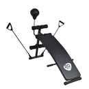 Adjustable Incline Curved Workout Fitness Sit Up Bench by LJGDeals