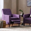 Mid-Century Modern Recliner With Button Tufted Waffle Stitch by HouseOfZazla
