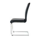 Modern Dining Chairs With Padded Seat And Metal Legs by HouseOfZazla