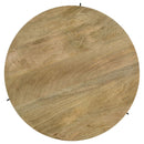 Mickelson - Round Coffee Table - Natural by HouseOfZazla