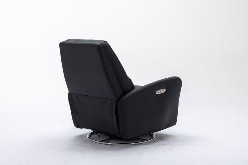 4 Modes Of Intelligent Voice Control,Atmosphere Lamp,Bluetooth Music Player,USB Ports,Back And Forth Swing, 270 Degree Swivel Power Recliner