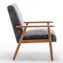 Wide Classic Mid-Century Modern Arm Chair by Unique Piece Furniture