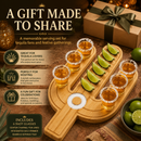 Cactus Tequila Tray & Shot Glasses Set - Tequila Gifts & Mexican Gifts