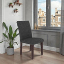 Upholstered Dining Chair With High Back Design (Set of 2) by HouseOfZazla