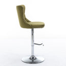 Swivel Adjustable Height Barstools Set of 2 by HouseOfZazla