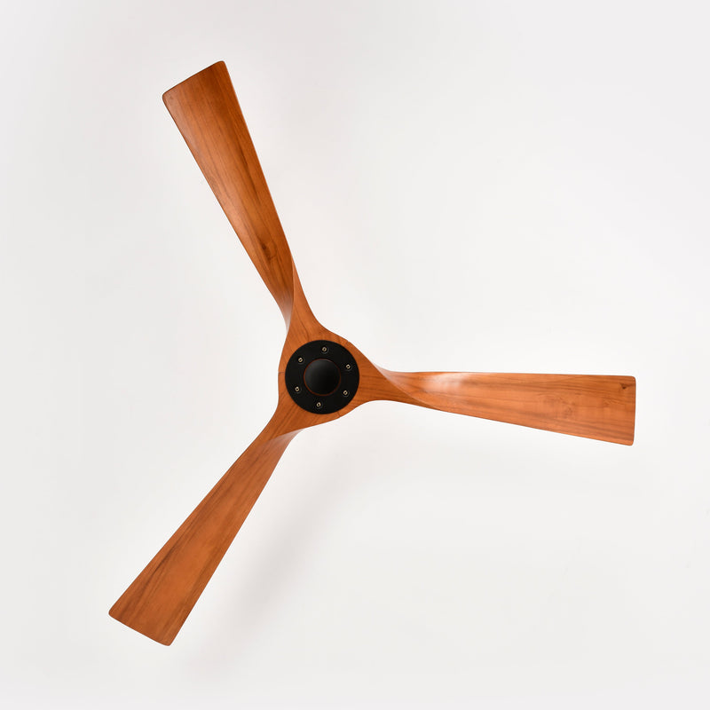 52" Ceiling Fan with Remote Control No Lights,Modern Reversible DC Motor Indoor 3 Blades Ceiling Fans for Patio Bedroom Living Room