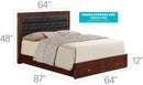 Elegant Storage Bed For Cozy Spaces by Unique Piece Furniture