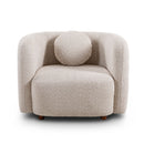 Japandi Style Accent Square Chair