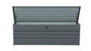 260 Gallon Metal Outdoor Deck Box Waterproof by HouseOfZazla