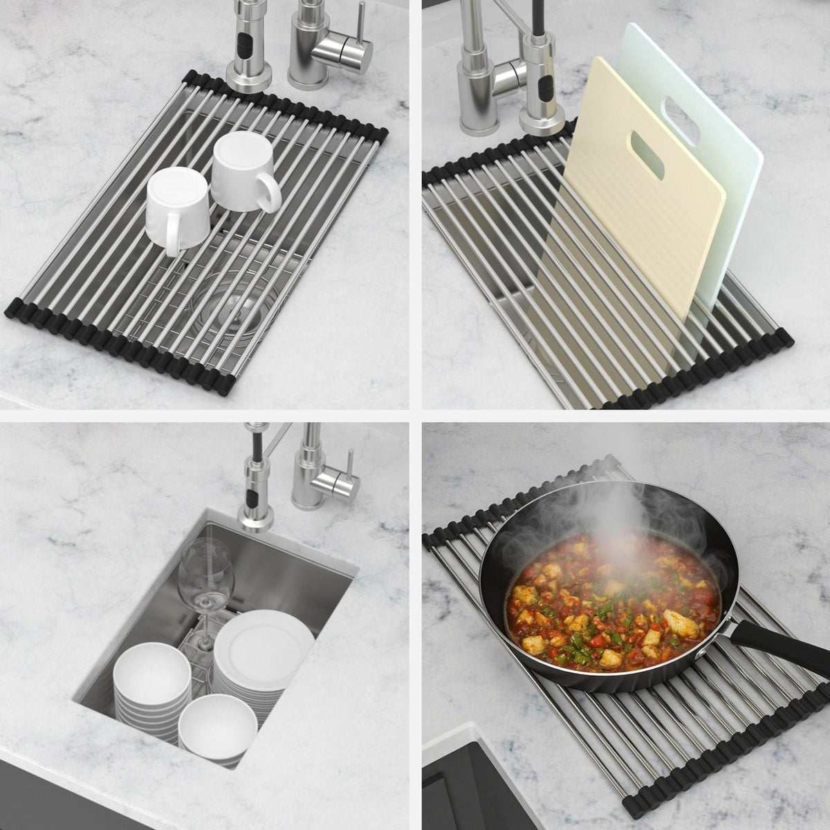 Undermount Steel Kitchen Sink, Deep Single Bowl Basin, photo 17 of 23