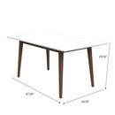 Levi - Modern Style Rectangular Dining Kitchen Table by Unique Piece Furniture