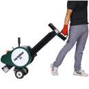Double Flywheel Electric Log Splitter 7 Ton Portable Firewood Machine Steel - Black by HouseOfZazla