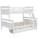 Bunk Bed With Ladder And Safety Guardrail by HouseOfZazla