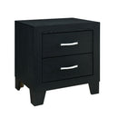 Carlos - 5 Pieces Queen Bedroom Set, Modern Design - Black by HouseOfZazla