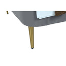 Mid-Century Modern Upholstered Bed With Curved Headboard by HouseOfZazla