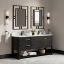 James Martin Lucian 72" Double Bathroom Vanity, Carbon Oak