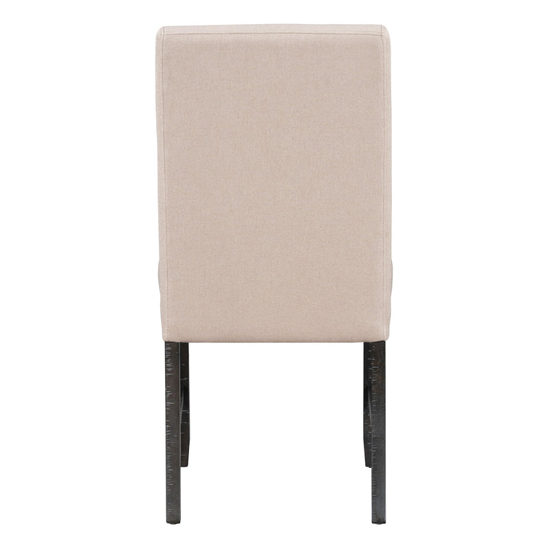 5-Piece Retro Functional Dining Set with Extendable Round Table with Removable Middle Leaf and 4 Upholstered Chairs for Dining Room and Living Room (Black)