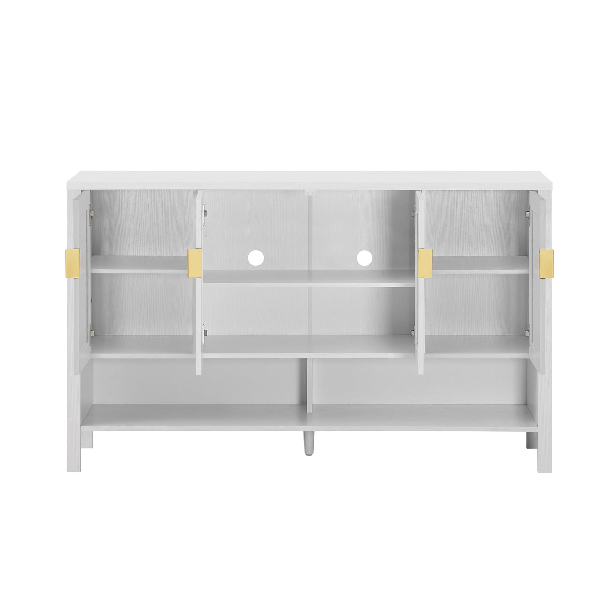 U_STYLE 55.1'' Storage Sideboard with 4-Doors, photo 4 of 10