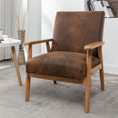 Wide Arm Chair - Light Brown by HouseOfZazla