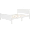 Platform Bed Frame Mattress Foundation Sleigh Bed With Headboard / Footboard / Wood Slat Suppor
