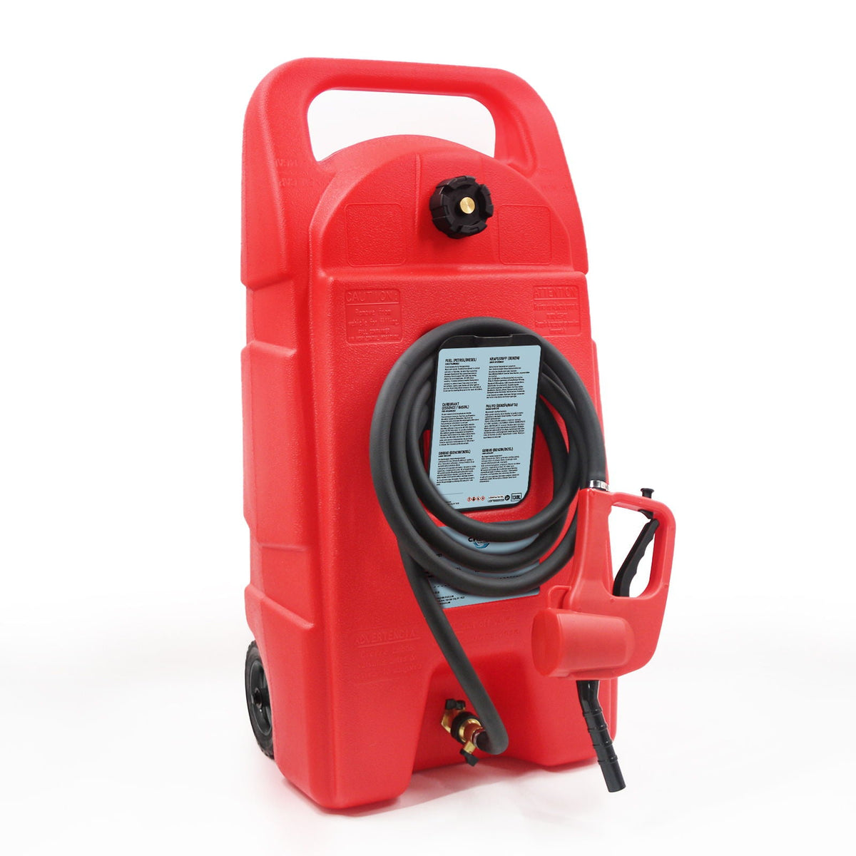 Gas Caddy With Wheels, Fuel Transfer Tank, Gasoline Diesel Can, photo 2 of 14