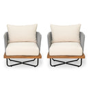 Lucca Outdoor Acacia Wood Chair by HouseOfZazla