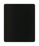 12"W x 10"H Bold Black with True Gold Lining Hard Back Empire Lampshade