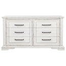 McKinney 6-drawer Bedroom Dresser Cabinet Vintage White