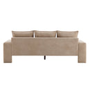 Algora 84.5 in. 3 Seater Modern Upholstered Velvet Sofa, Nomad by HouseOfZazla
