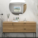 Modern Ceramic Rectangular Undermount Bathroom Sink With Overflow by HouseOfZazla