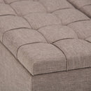 Harrison - Coffee Table Storage Ottoman - Tanners Brown