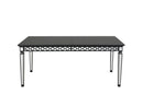 Varian II - Dining Table - Mirrored & Black