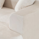 Modular Sectional Sofa With L Shape Chaise With Deep Seat by HouseOfZazla