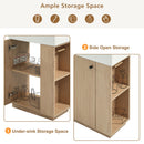 Bathroom Vanity With Sink, Freestanding Wood Grain Cabinet With Storage by Unique Piece Furniture